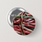 Chocolade Munt Snoepstokken Feestelijk Ronde Button 5,7 Cm (Voorkant /achterkant)