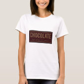Chocolade Natnatuurlijk Sweet T-shirt (Voorkant)