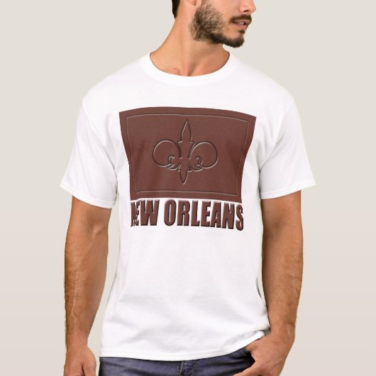 Chocolade New Orleans T-shirt (Voorkant)