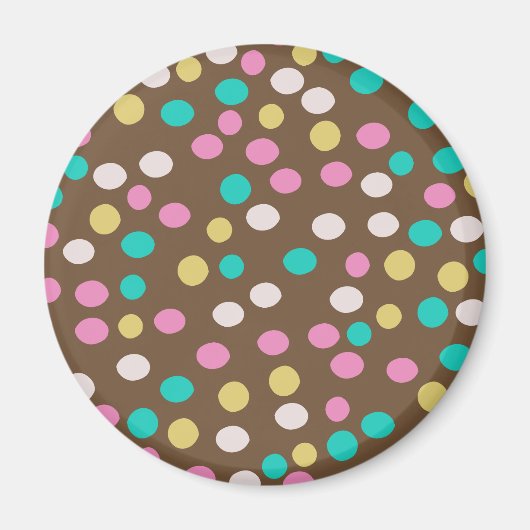 Chocolade Nonpareils Magneet (Voorkant)