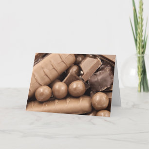 Chocolade Note-Kaart Kaart