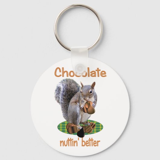 Chocolade Nut Sleutelhanger (Voorkant)
