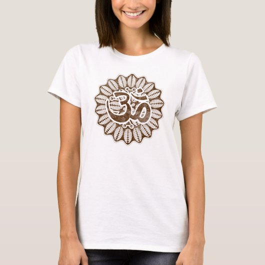  chocolade Om T-shirt (Voorkant)