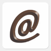 Chocolade op stickers (Voorkant)