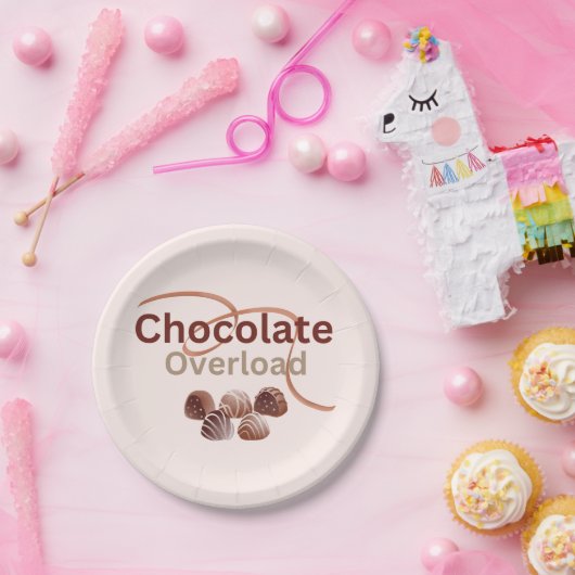 Chocolade Overload Papier Bord (Feest)