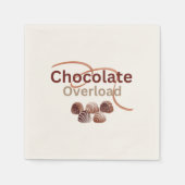 Chocolade Overload Party servetten (Voorkant)