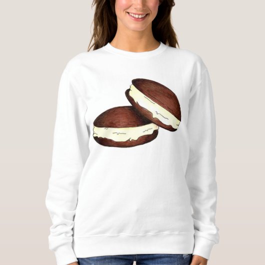 Chocolade PA Dutch Whoopie Pie Pies Sweatshirt (Voorkant)