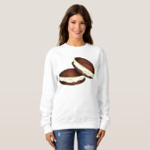 Chocolade PA Dutch Whoopie Pie Pies Sweatshirt (Voorkant volledig)