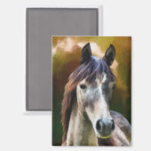 chocolade paard magneet (Voorkant / Achterkant)