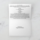 Chocolade Paas Kaart met Recept (Binnen)