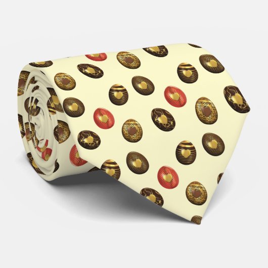 Chocolade Paaseieren Stropdas (Opgerold)