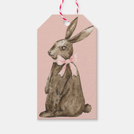 Chocolade Paashaas Cadeaulabel