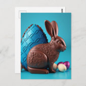 Chocolade paashaas en Briefkaart eieren (Voorkant / Achterkant)