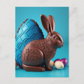 Chocolade paashaas en Briefkaart eieren (Voorkant)