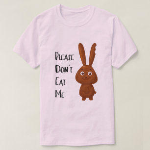 Chocolade paashaas grappig T-shirt