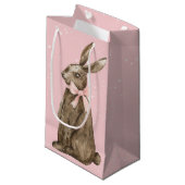 Chocolade Paashaas Klein Cadeauzakje (Voorkant Gekanteld)