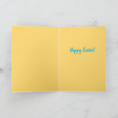 Chocolade paashaas- Lick me, Eat me, Love Me Kaart (Binnen)