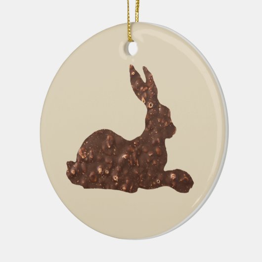 Chocolade, paaskonijn-Ornament Keramisch Ornament (Links)