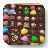 chocolade papieren bordje (Voorkant)