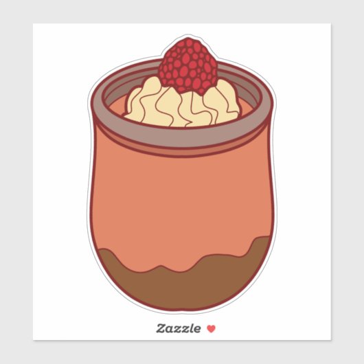 Chocolade Parfait Sticker (Vel)