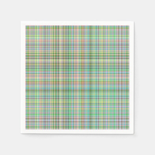 Chocolade Pastels Pset 16-PAPIER NAPKINS Servetten (Voorkant)