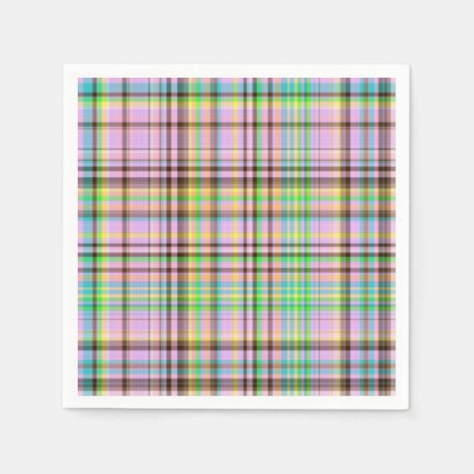 Chocolade Pastels Pset 25-PAPIER NAPKINS Servetten (Voorkant)