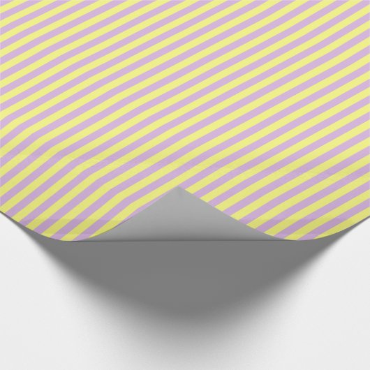 Chocolade Pastels Stripes 06-Gift Wrapping Paper Cadeaupapier (Hoek)
