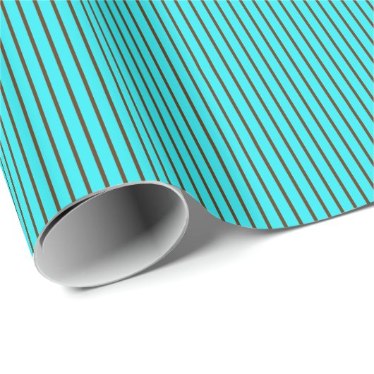 Chocolade Pastels Stripes 25-Gift Wrapping Paper Cadeaupapier (Rol Hoek)