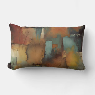 Chocolade Patchwork Abstract Kussen