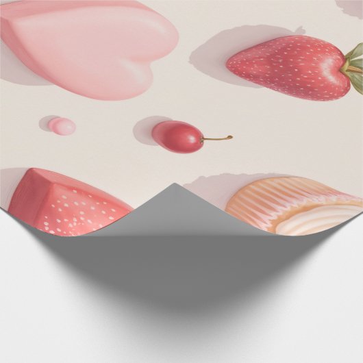 chocolade patroon Wikkelpapier Cadeaupapier (Hoek)