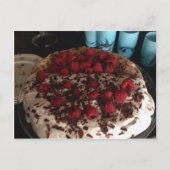 Chocolade Pavlova Briefkaart (Voorkant)