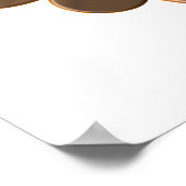 Chocolade Peace Sign Poster (Hoek)