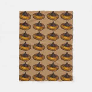 Chocolade Peanut Butter Blossom Cookie Bakery Food Fleece Deken