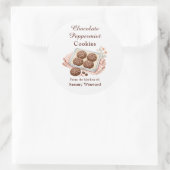 Chocolade Pepermunt Koekje Cadeau Label (Tas)