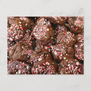 Chocolade Pepermunt Koekjes Feestdagenkaart