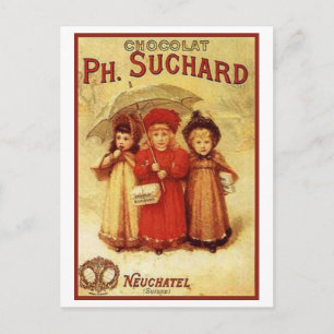  chocolade Ph. Suchard Ad Briefkaart