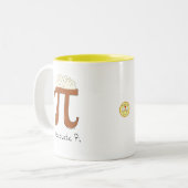 Chocolade Pi Cute Wiskunde Pi Day Koffie Mok (Voorkant links)