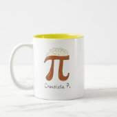 Chocolade Pi Cute Wiskunde Pi Day Koffie Mok (Links)