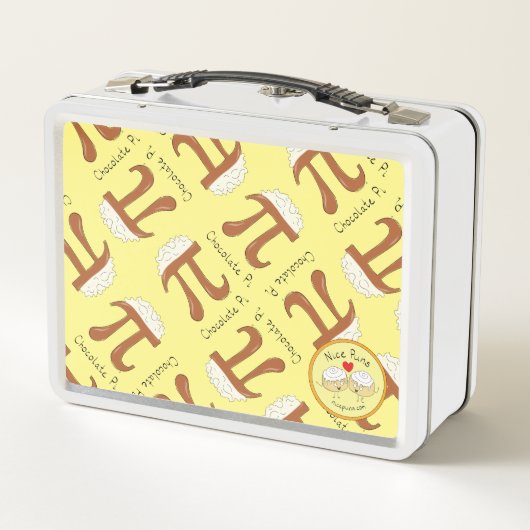 Chocolade Pi Cute Wiskunde Pi Day Lunch Box (Achterkant)