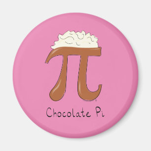 Chocolade Pi Cute Wiskunde Pi Day Magnet