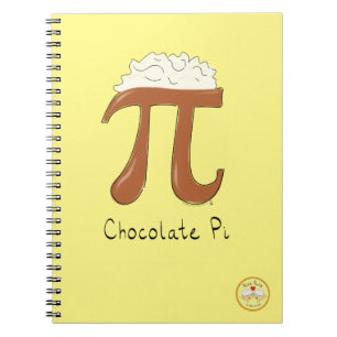 Chocolade Pi Cute Wiskunde Pi Day Notitieboek