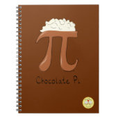 Chocolade Pi Cute Wiskunde Pi Day Notitieboek (Voorkant)