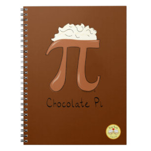 Chocolade Pi Cute Wiskunde Pi Day Notitieboek