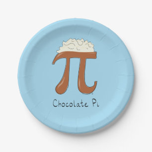 Chocolade Pi Cute Wiskunde Pi Day Party Paper Bord