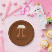 Chocolade Pi Cute Wiskunde Pi Day Party Paper Bord (Feest)