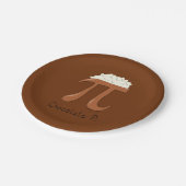 Chocolade Pi Cute Wiskunde Pi Day Party Paper Bord (Gekanteld)