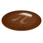 Chocolade Pi Cute Wiskunde Pi Day Pie Cutting Boar Snijplank (Hoek)