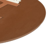 Chocolade Pi Cute Wiskunde Pi Day Pie Cutting Boar Snijplank (Hoek)