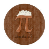 Chocolade Pi Cute Wiskunde Pi Day Pie Cutting Boar Snijplank (Voorkant)