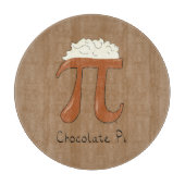 Chocolade Pi Cute Wiskunde Pi Day Pie Cutting Boar Snijplank (Voorkant)